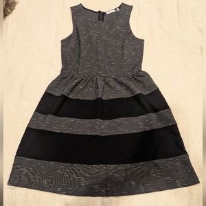 Dex Gray and Black Striped Women's Jumper